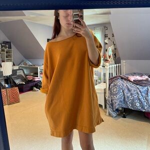 Urban Outfitters rust sweatshirt dress